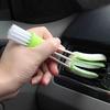 Double Cleaning Brush,Car Fan Window Brush,for Air Fan Air Conditioner,Dust Cleaner