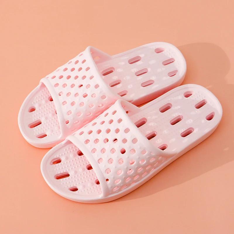 Тапочки для ванной, женские протекающие сандалии, шлепанцы для сыра, летняя обувь из Эва для мужчин, мягкие нескользящие шлепанцы, домашние тапочки для пар