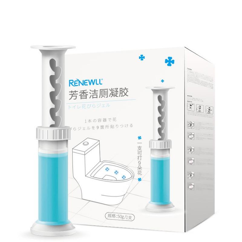 Бытовое чистящее средство для туалета Туалет Дезодорирующий и удаляющий запах гель Ароматизированный туалетный гель Лепестки