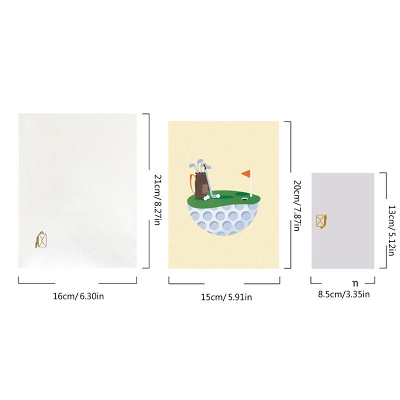 Happy Birthday Cards 3D Golf Popup Card Popup Golf Birthday Card 3D Sports Greeting Card for Anniversary,Father Day