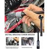 8 Pack Motorcycle Cleaning Kit - Professional Safe For Chrome/Engine/Tires, Hard Reach Brush, Microfiber Mitt, Detailing Tools, Drying Towel & Wax