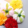 10шт диаметр. 13 см искусственные головки цветов DIY аксессуары разноцветный шелковый цветок пиона головной убор украшение имитация цветка