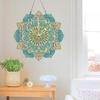 2D Плоский DIY Мандала Деревянное Алмазная Живопись Украшение с Функцией Часов 5D Подвесные Часы Искусство Ремесло для Украшения Гостиной