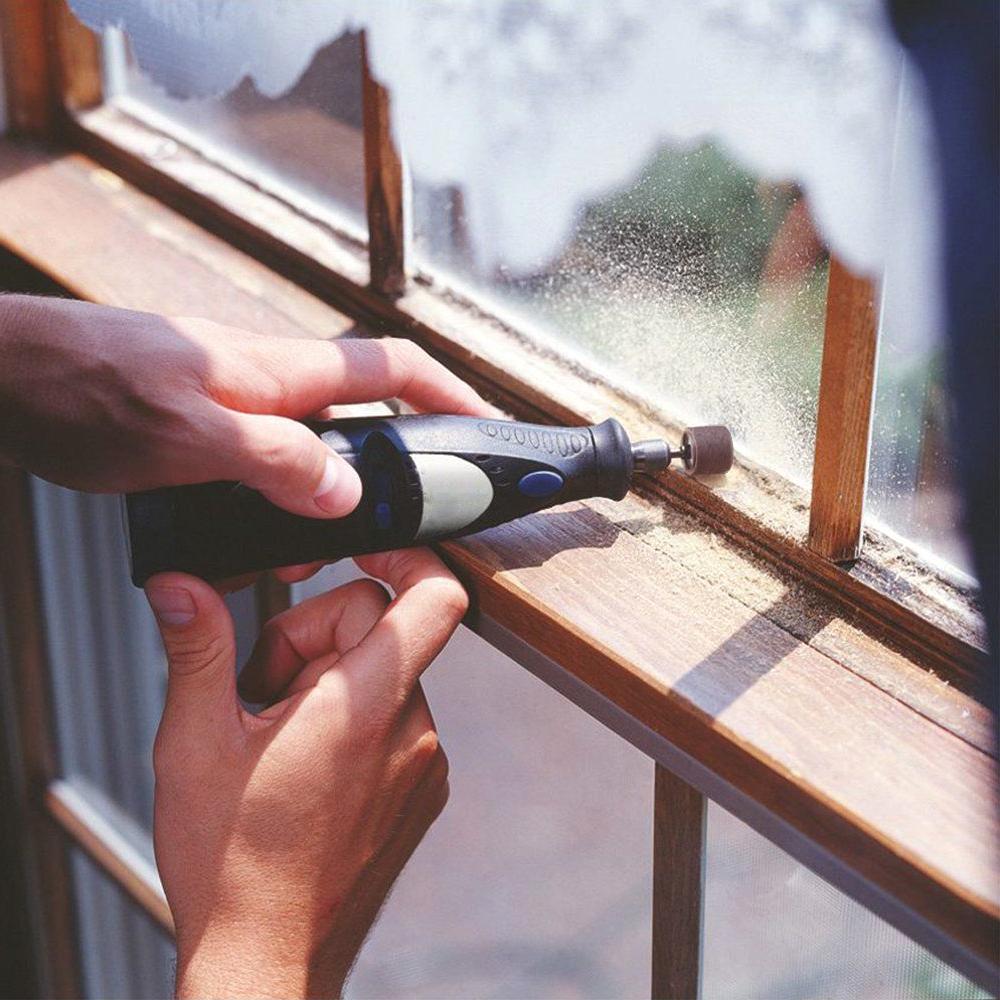 Набор шлифовальных барабанов 104 шт. Шлифовальные ленты Шлифовальные оправки Зернистость 80/120 Шлифовальный лепестковый круг для Dremel Маникюрный аппарат Вращающиеся абразивные инструменты