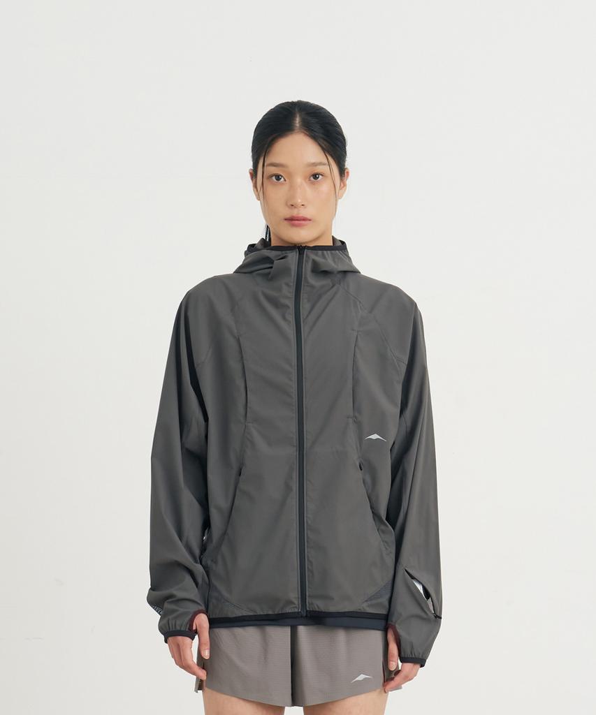 Goyowear [Синектика Трение] Вентилируемая беговая куртка (Хаки серый)