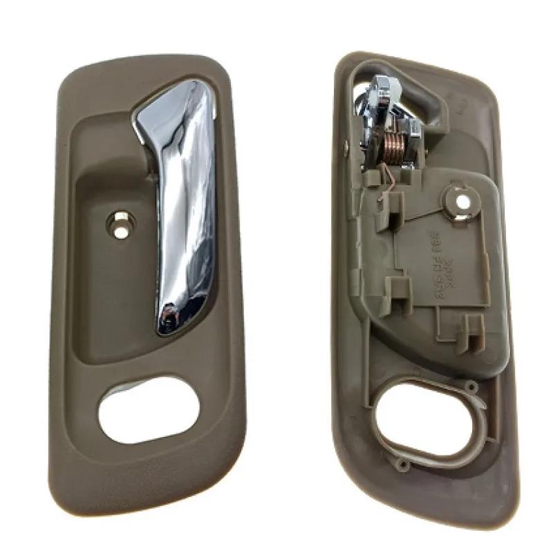 Автомобильная хромированная бежевая ручка двери салона автомобиля для HONDA ACCORD 1998 1999 2000 2001 2002 CG1 CG5 CF9 внутренняя ручка двери