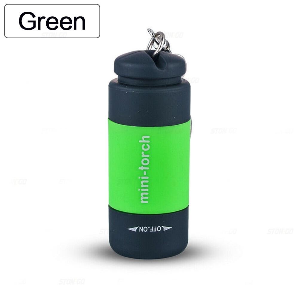 1PC Mini Keychain Pocket Torch USB Rechargeable LED Light Stonego Flashlight Lamp Waterproof Keychain Light KTY