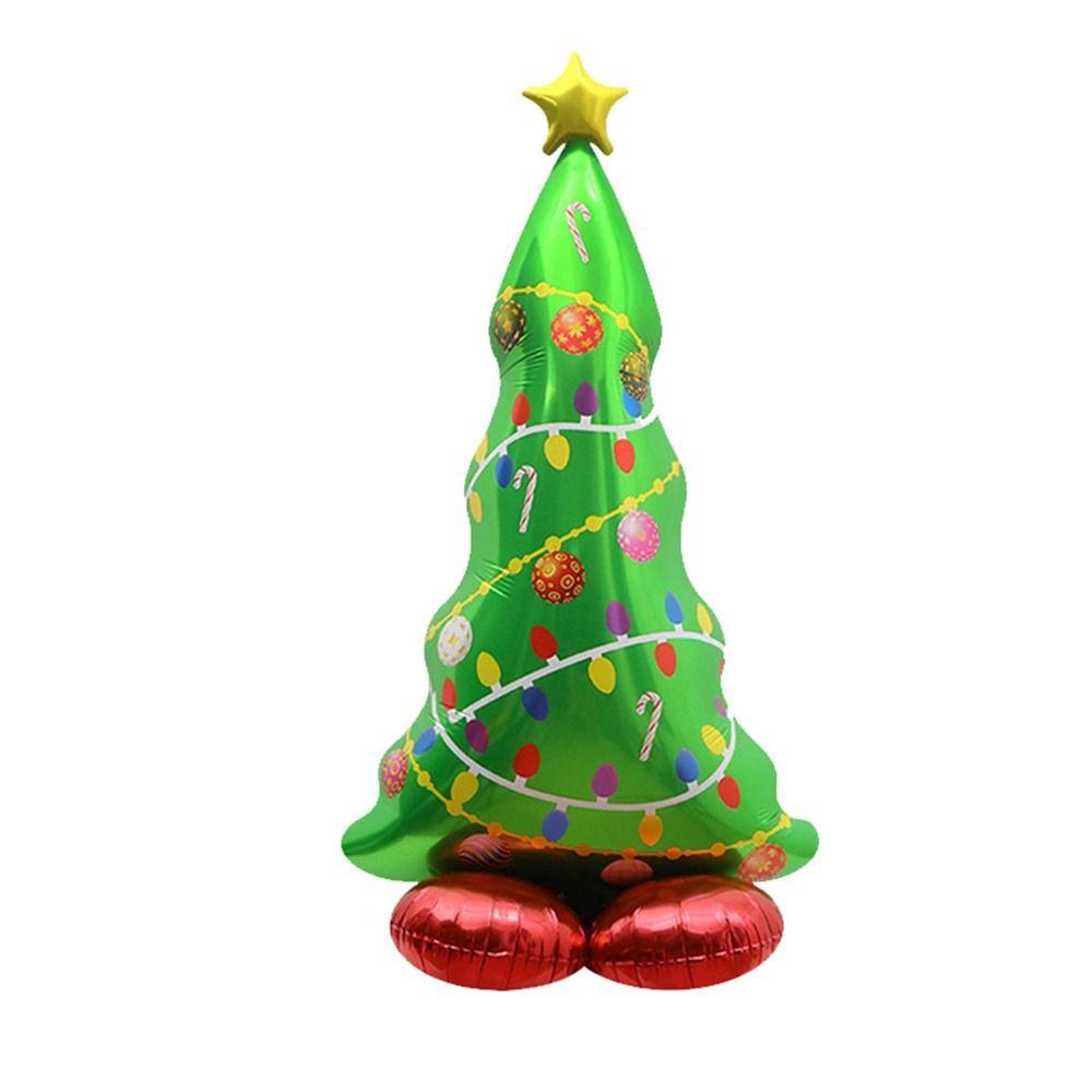 Aluminum Film Christmas Foil Balloon DIY Party Props Christmas Tree Balloon Kids Toy Inflatable Santa Claus Balloons Halloween