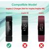 Chargeur pour Fitbit Inspire 2 - EURO MEGA - USB Station de Recharge de Remplacement - Charge Rapide et Sécurisé