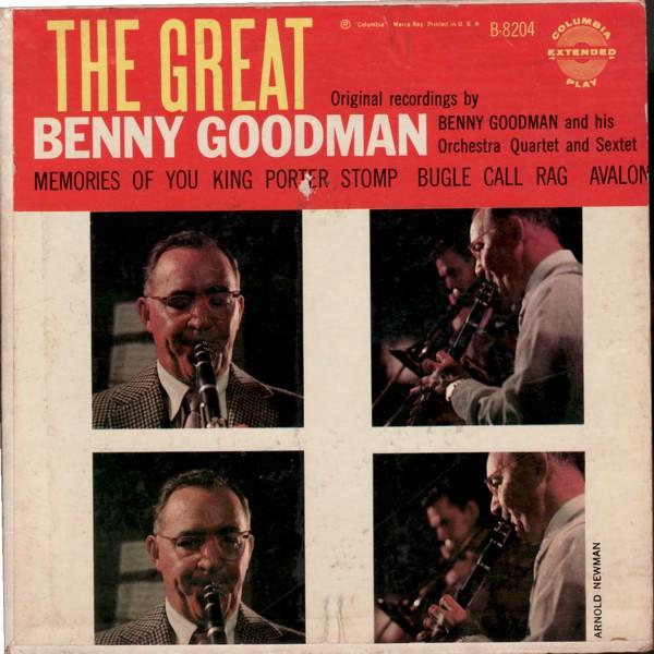 7inch Record BENNY GOODMAN - The Great Benny Goodman B8204 Columbia 1956 US Jazz Used
