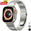 Титановый ремешок Совместимый для Apple Watch Ultra 3 Ремешок 49мм 44мм 46мм 45мм 40мм 41мм 38мм IWatch 11 10 9 8 7 6 5 4 SE 3 2 Ultra