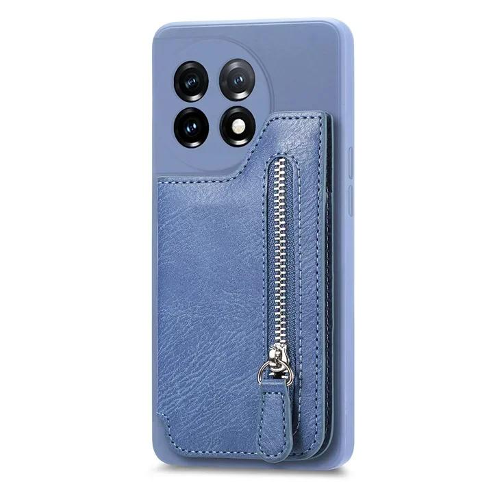 Для Oneplus 11 5G кожаный чехол-кошелек на молнии OnePlus ACE 2V 2 V Роскошный чехол One Plus 11R 10T 10R 9RT 9T 10 Pro 8T Задний чехол