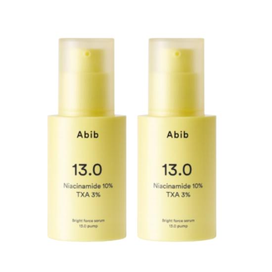 Abib Bright Force Serum 13.0 Pump – Vitamin C Brightening, Dark Spot & Radiance Care Serum 30ml × 2
