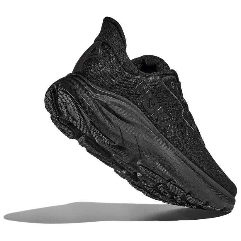 HOKA  Clifton 10 Wide Triple Black Women Sneakers 1162050-BBLC