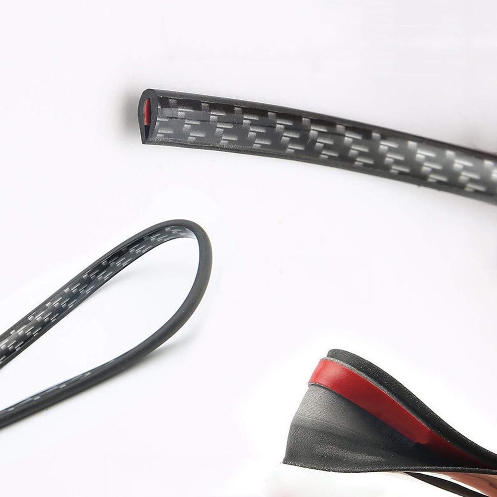 Yousheng Anti-Scratch Trim Strip Protector Sticker 5m Universal Car Door Edge U Shape