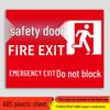 Luminous Emergency Exit Door Sign Sticker