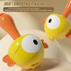 Baby Rattle Toys Built-in Rocking Ball Sweet Sound Training Habits Cartoon Sand Hammer Fine Workmanship Wear-Resistant Cleaning Methods Frog Duck