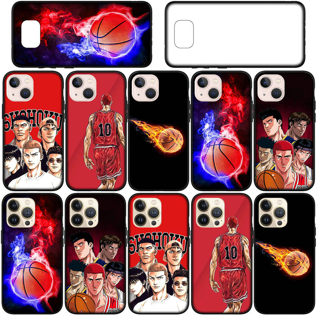 for Samsung Galaxy S25 S24 S23 S22 Ultra FE Plus A17 A37 A57 A56 A55 A06 A16 A15 A36 A26 A35 A05 A25 A54 A34 Phone Case Wallpaper Slam Dunk Basketball
