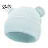 Infant Knitted Hat Baby Winter Hat, Cute Bear Ears Cozy Knit Soft Ear Warm Skull Cap for Newborn Toddler Boys Girls, 0-36 Months Windproof Head Wrap