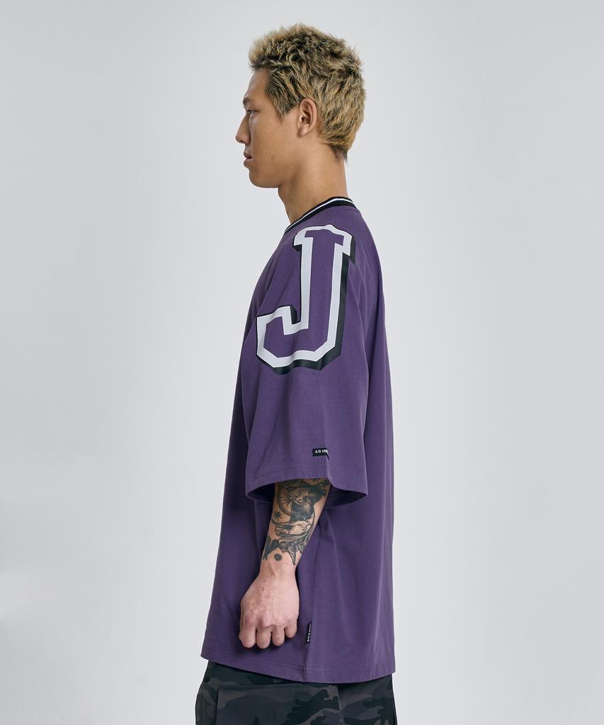AJOBYAJO [Pba] Aj Rugby T-Shirt [Purple]