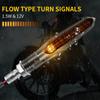 Built-in Relay LED Motorcycle Turn Signal Lights Universal 12V Amber Sequential Blinkers Indicator Lamp Motorbike