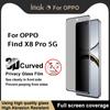 For OPPO Find X8 Pro 5G Glass IMAK 3D Curved Privacy Tempered Glass Full Screen Coverage Film