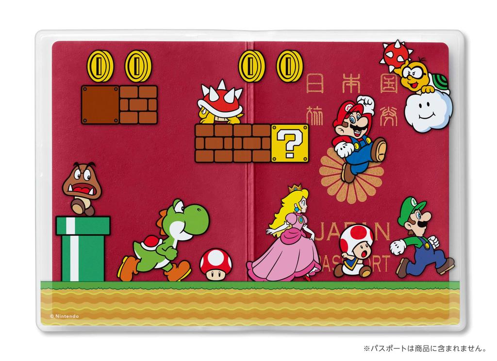 Super Mario Passport Cover (Mario Characters)