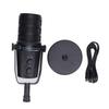 Dynamic Microphone Corded Professional USB XLR Cardioid Mic with Stand for Live Recording Karaoke
