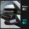 ABS автомобильное зеркало заднего вида, защитный чехол, декоративная наклейка для Mercedes Smart 451 Fortwo, модифицированный внешний вид автомобиля