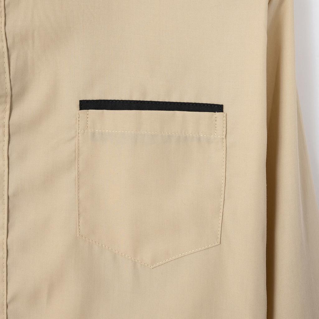 Camel Spring Autumn Embroidery New Fashion Men's Wear High Quality Cotton Men's Color Block Business Slim Fit Casual Shirt Long Sleeved Shirt