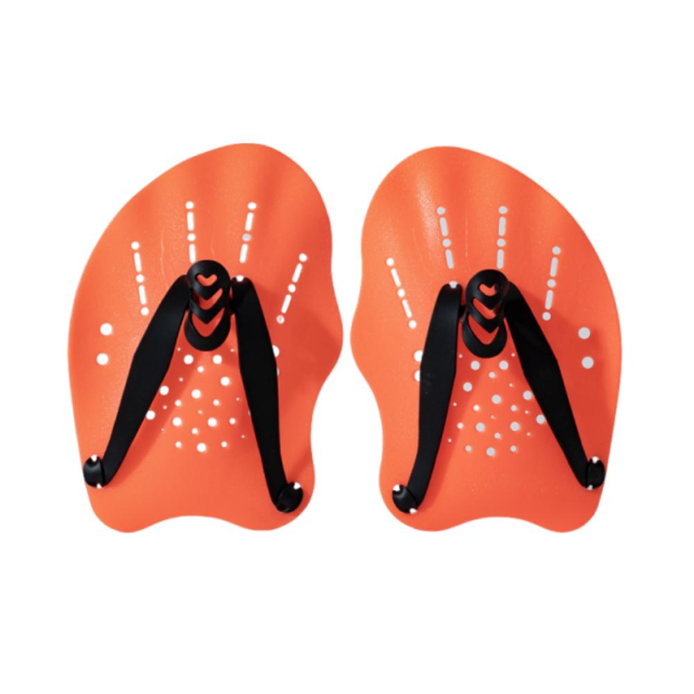 Silicone Straps Swim Training Hand Paddles Adjustable Hands Flippers  Adult and Junior
