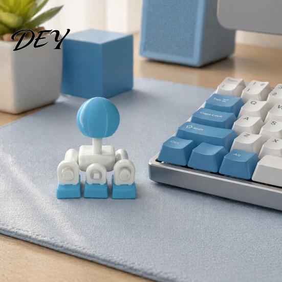 Ручная работа Игровой Арт Клавиатура Джойстик Колпачок Клавиши, DIY 3D Печатный Аркадный Стик-Адаптер для Боевых Игр для Декора Консоли Клавиши WASD, Внутриигровое Движение