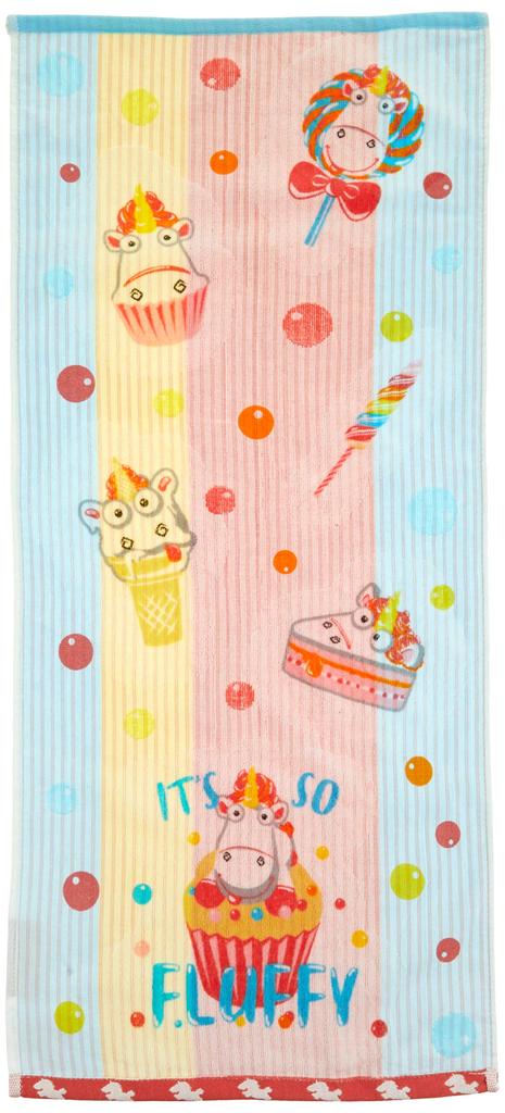 Marushin Лицо Миньона 34 x Пушистое 4805037400 Полотенце, 80см, Сладости, 100% Хлопок,