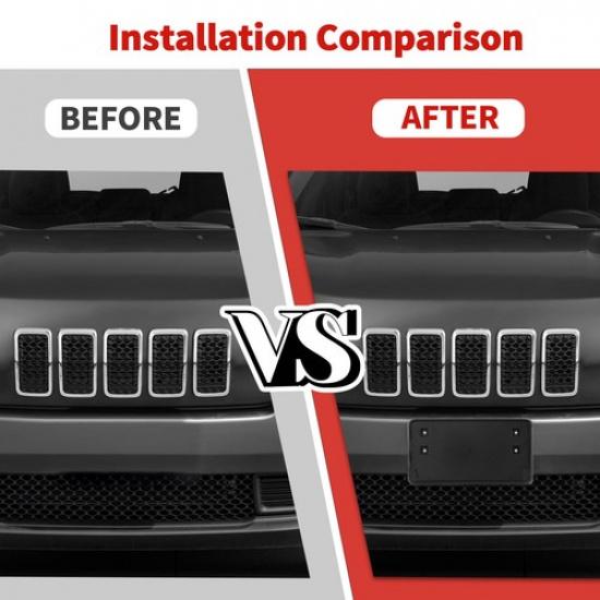 Front Nameplate Bumper Mount License Plate Bracket Holder for +Jeep Cherokee