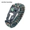 Seven-core Umbrella Rope Woven Five-in-one Bracelet Compass Survival Hand Rope Outdoor Mountaineering Camping Emergency Life-saving Bracelet