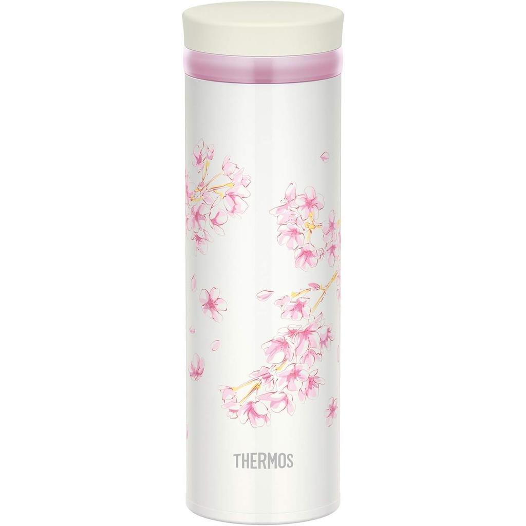 Thermos Вода, изготовленная в вакуумной изоляционной портативной бутылке Hanazakura HNZ, Япония, Кружка, 500 мл, (розовый) JNY-502
