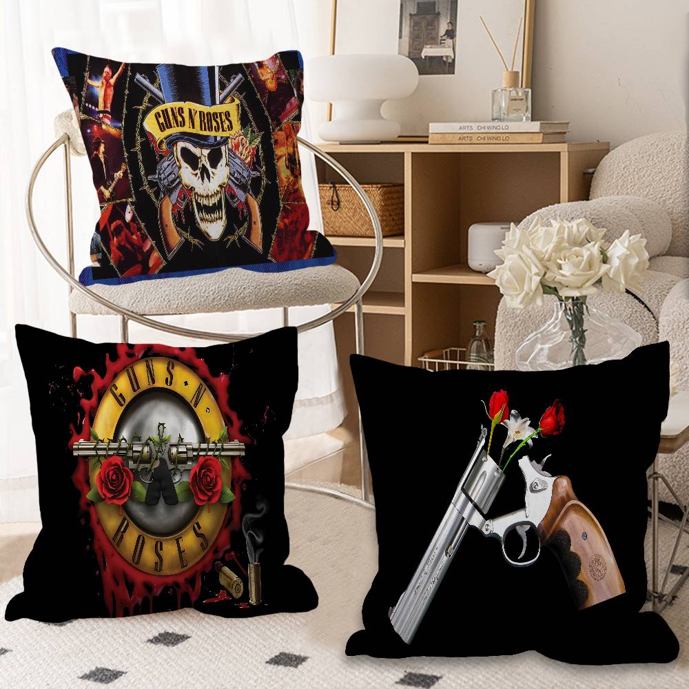 Cool Band G-Guns N-N R-Roses Rock Personalized Pillow Dust Cover Bedroom Kids Decoration Pillowcase Birthday Children Gift
