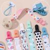 Cartoon Pacifier Chain Ribbon Dummy Clip Cute Baby Pacifier Clips