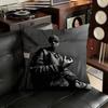 Rapper WWerenoisS Pillow Case Square DoubleSided Printing Short Plush Sofa Cushion Cover Bedroom Bedside Pillow