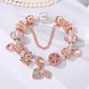 Women All Match Crystal Star Love Heart Windmill Beads Bracelet