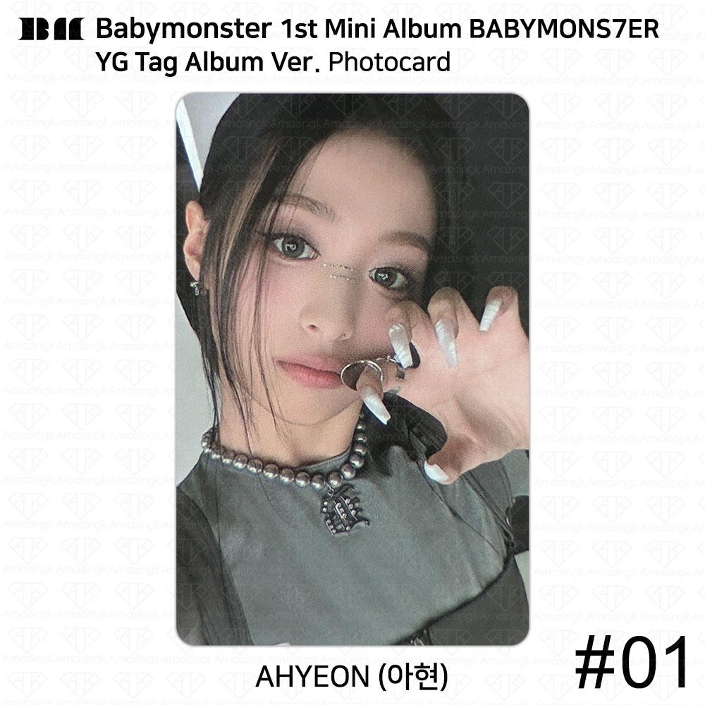 BABYMONSTER Официальная фотокарточка первого мини-альбома BABYMONS7ER Ахён Рами Рора Аса