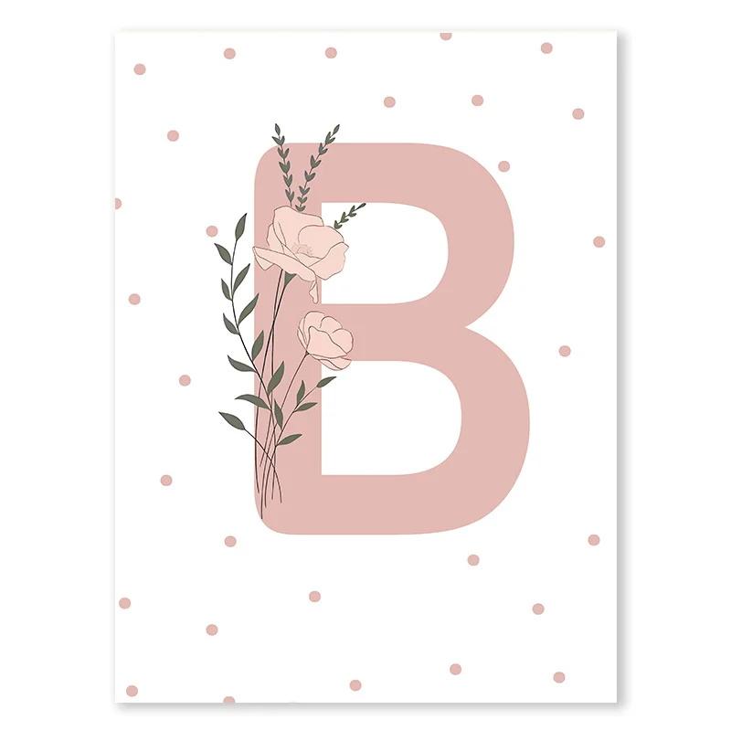 Pink Butterfly Wall Art Poster Nursery Canvas Print Painting Sun Rainbow Daisy Heart Posters Decor Kids Room Decorative Gift
