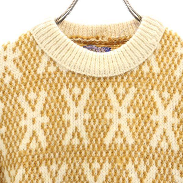 PENDLETON 70s Made in USA Vintage Overall handle Long sleeve sweater Men's Used