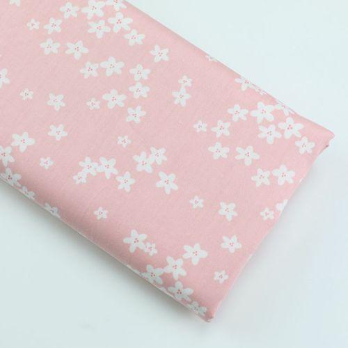 160cm*50cm Sweet little floral pink rose cotton fabric DIY bedding apparel dress patchwork fabric kids handwork cotton cloth