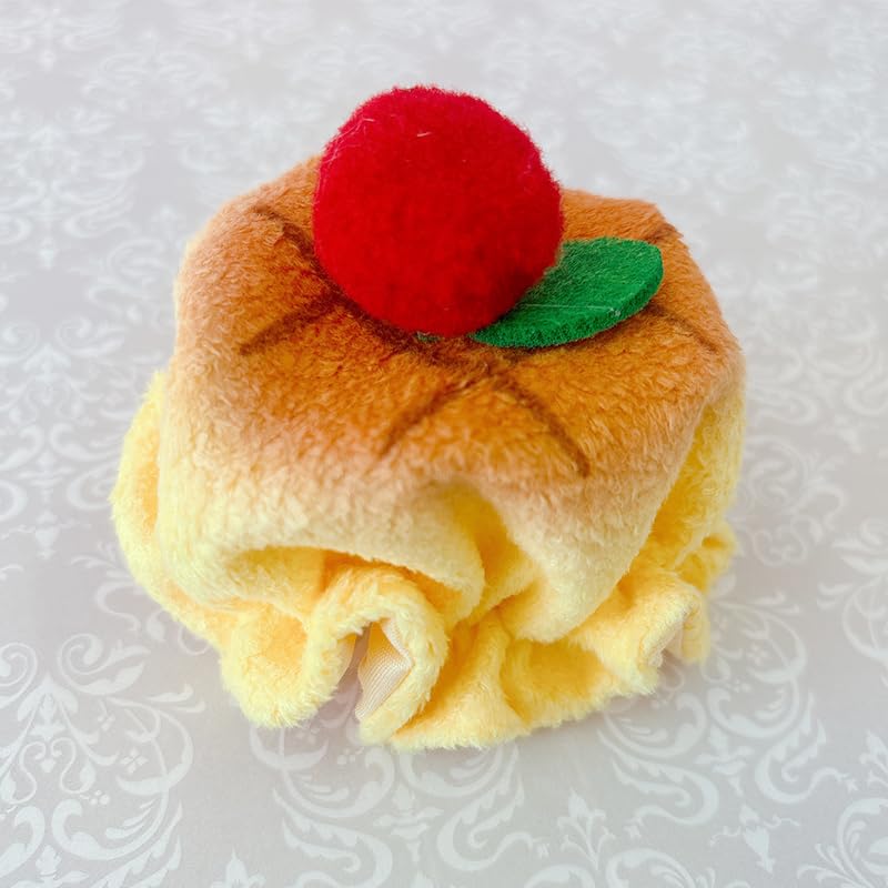 Plush Clothes and Hat for 10cm Plush Toys, Oshikatsu Goods, Ice Pancake Pancake, Yellow [Used]