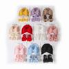 1 Set Cute Toddler Beanie Sock for Boy Girl Simplicity Solid Color Infant Baby Turban Ankle Sock Newborn Photography Props