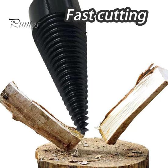 Easy Split Drill Bit Wood Splitter Rustproof Corrosion Resistant Widely Used Universal Wood Splitter Drill Bits with 3 Handles