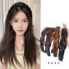 Braid Wash Face Headband Korean Style Headwear Wide Hair Hoop Female Hairbands Wig Headband
