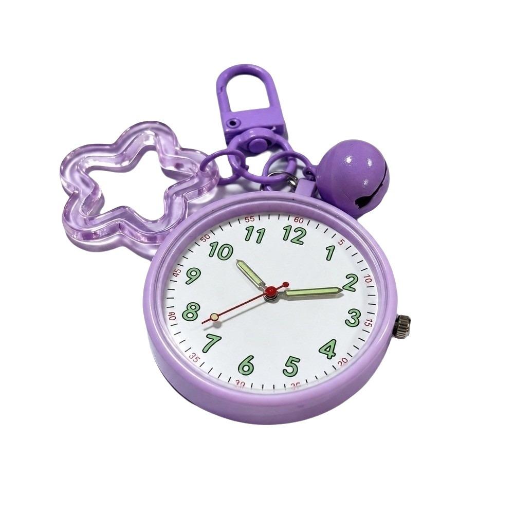 Mini Pocket Watch Key Chain Easy Reading Time-Telling Wall Clock Decoration  Student
