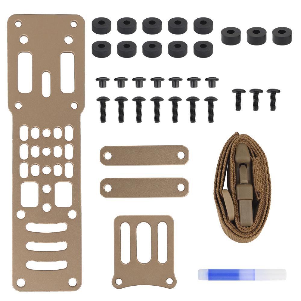 OPHIDIAN Expandable modular quick-release adapter, freely adjustable quick-install board, leg strap fixing accessories